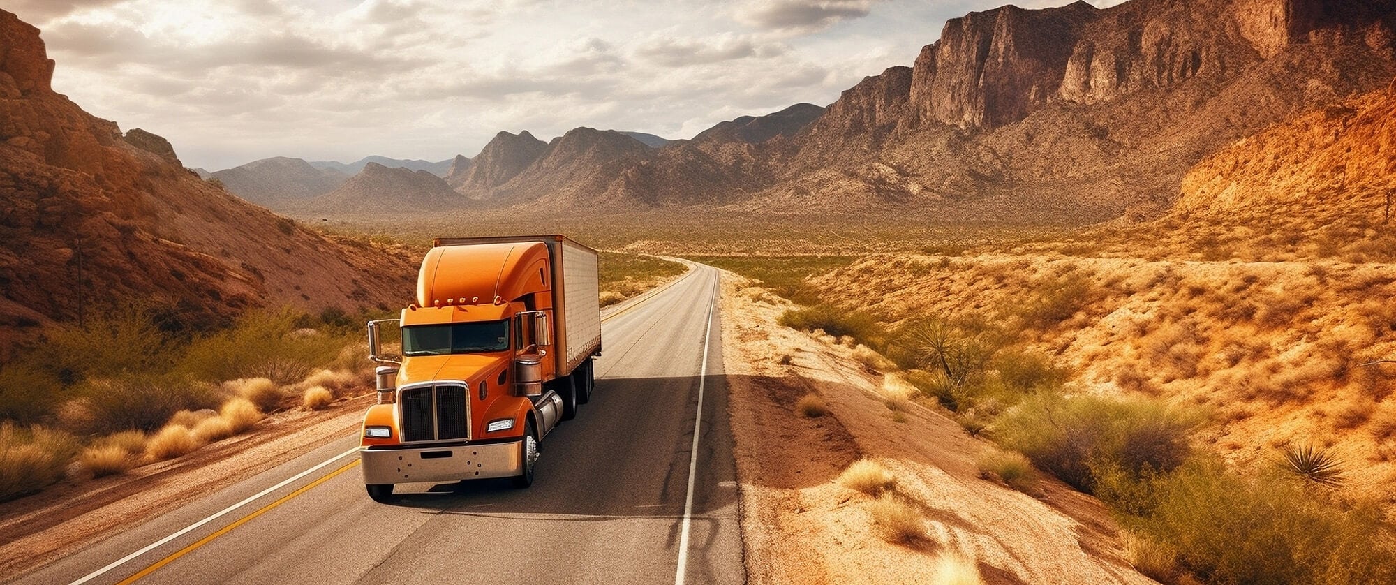 Semi Truck on road