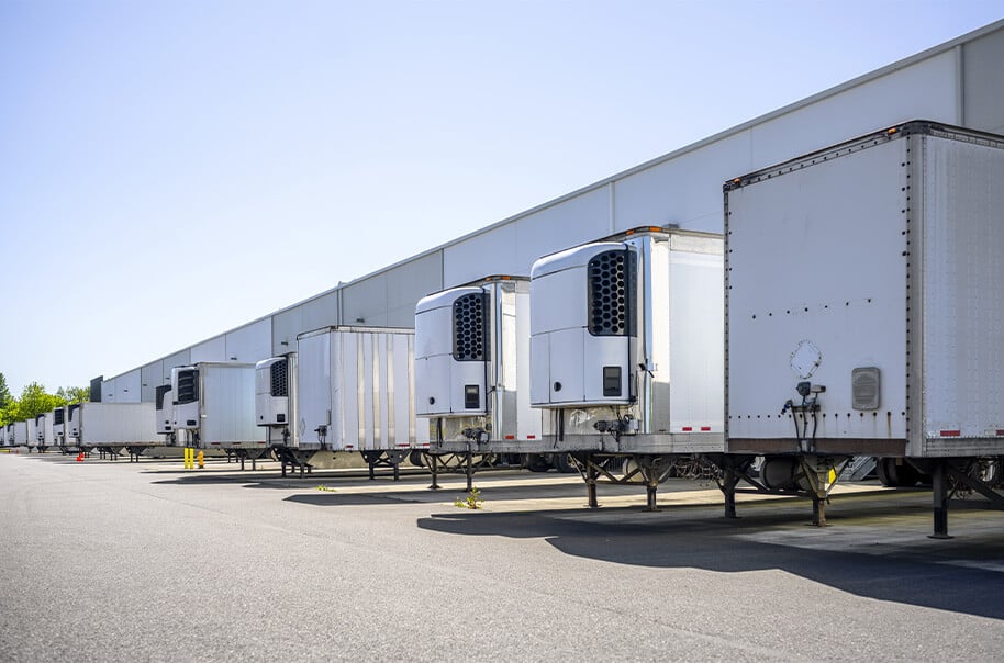 Row of Trailers